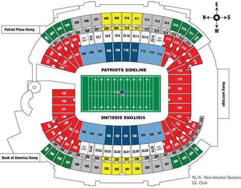 Gillette Stadium Virtual Seating Chart For Concerts | Cabinets Matttroy