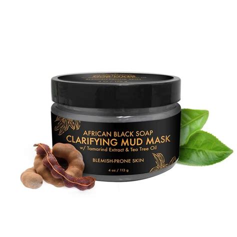 Shea Moisture African Black Soap Clarifying Mud Mask – 4 oz. – UrbanMakes