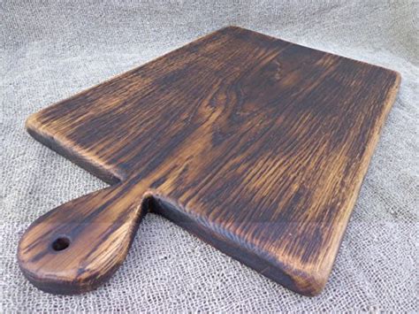 Traditional Rustic Cutting Board, Wooden Serving Board, Vintage Wood ...