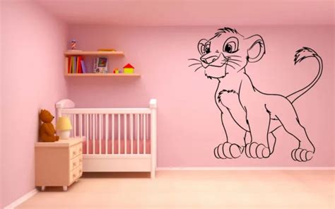 VINYL WALL DECAL Sticker Decor Nursery Lion King Simba DIsney Cartoon O208 $27.99 - PicClick