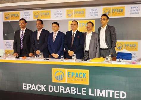 EPACK Durable Ltd announces Rs 640 crore - The Financial World