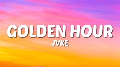 JVKE - golden hour (Lyrics) Chords - Chordify