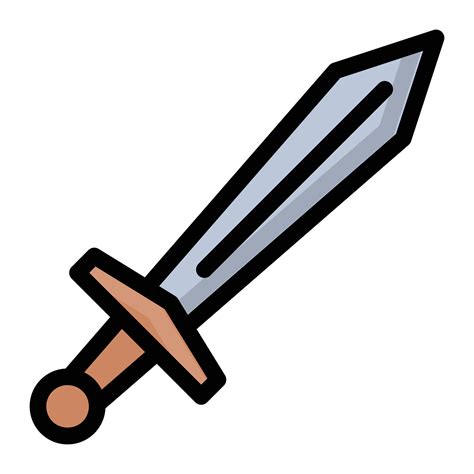 sword vector illustration on a background.Premium quality symbols.vector icons for concept and ...