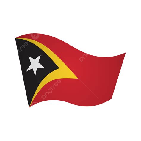 East Timor Flag, East Timor, Flag, National PNG and Vector with ...