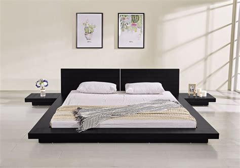 Fujian Modern Platform Bed (Ash Black) – matisseco