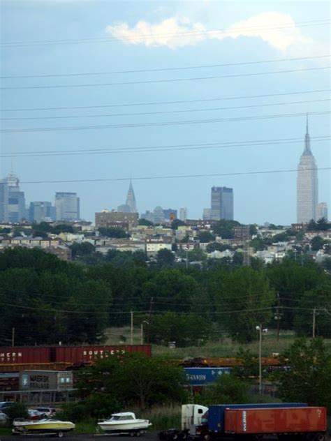 Manhattan Skyline From New Jersey