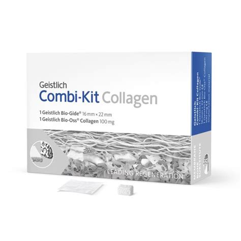 Combi Kit Collagen Bio-Oss Collagen + Bio-Gide - GEISTLICH - Dental Vidafarma