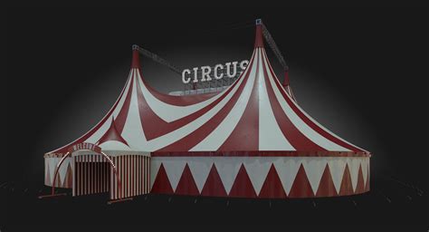 3D circus tent fair model - TurboSquid 1516744