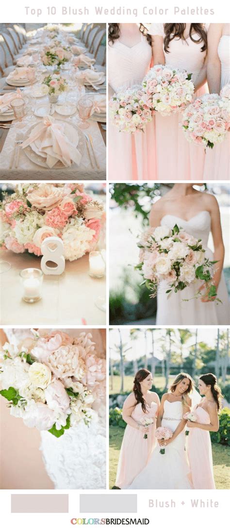 Top 10 Blush Wedding Color Palettes for Your Inspiration-3 - ColorsBridesmaid