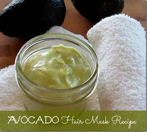Avocado Hair Mask and Face Mask Recipes | The Taylor House