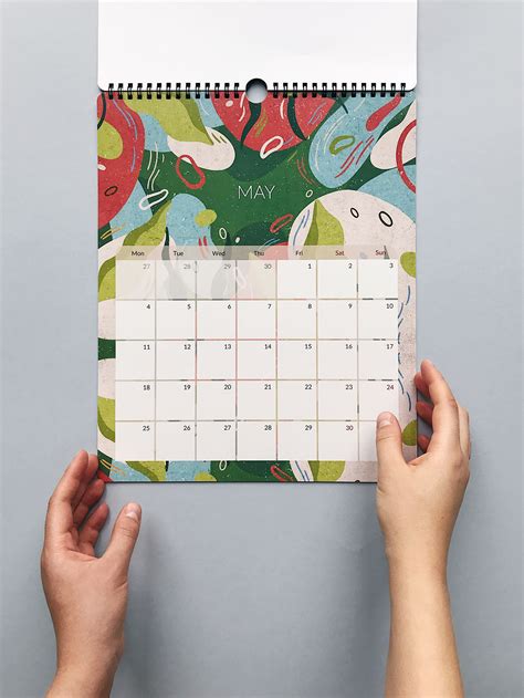 Calendar design on Behance