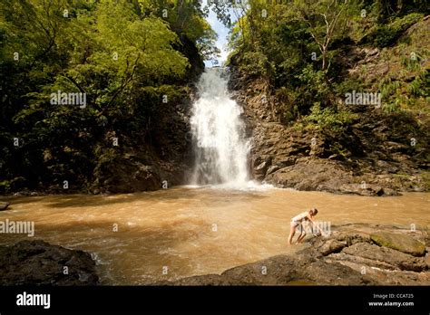 Montezuma Waterfall, Montezuma, Nicoya Peninsula, Costa Rica, Central ...