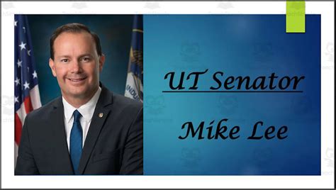 U.S. Senator Mike Lee (UT) Biography PowerPoint by Teach Simple