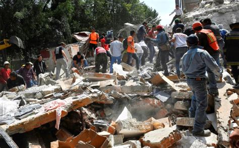 Major Earthquake Strikes Mexico On 32nd Anniversary of Deadly 1985 ...