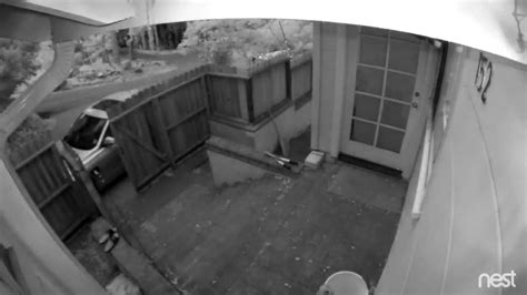 Timelapse from Nest Cam Outdoor showing daytime and night vision - YouTube