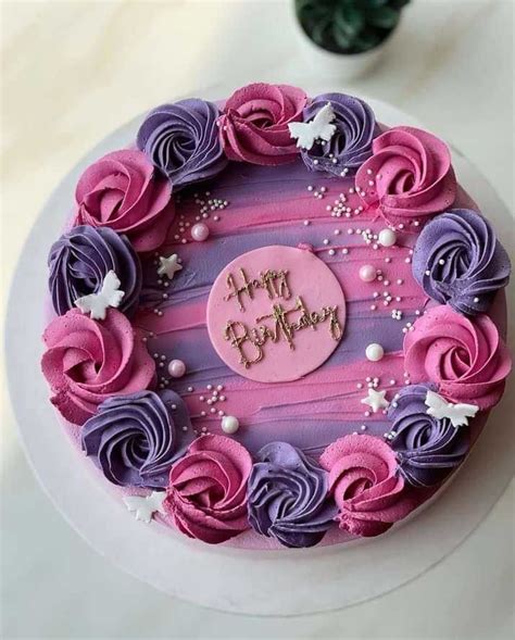 Pin by TiffanyBakery on Cake design | Simple cake designs, Buttercream ...