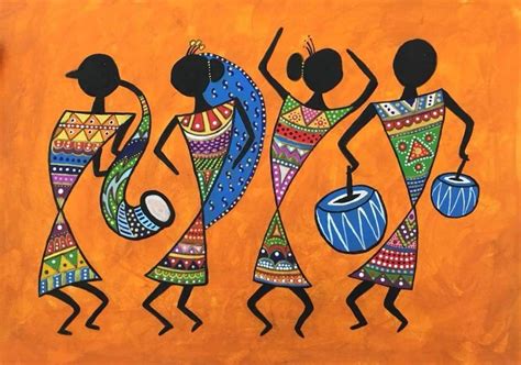 ️Colorful Warli Painting Images Free Download| Gambr.co