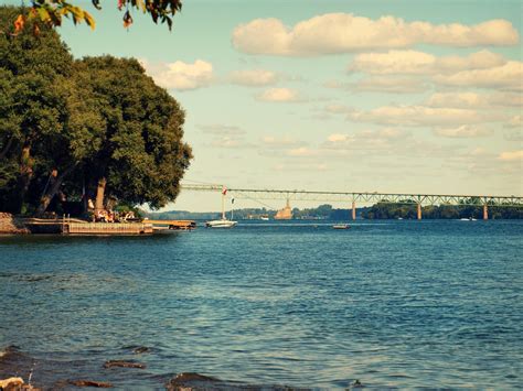 St. Lawrence River | That bridge you see connects Canada and… | Flickr