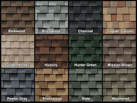 GAF Shingle Colors | Learn | Heritage Roofing