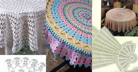 Wonderful Crochet Round Tablecloth Tutorial And Ideas