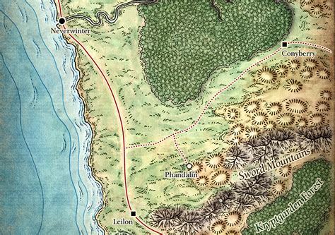 The Alexandrian » Phandalin Region Map – Label Layers