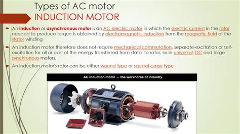AC Motors and types - online presentation