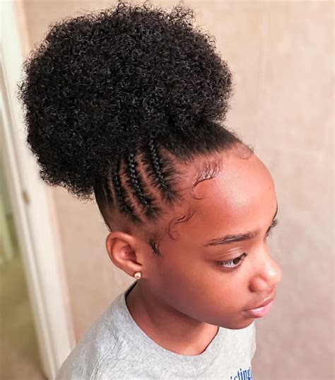 Kendra or just Ken on Instagram: “Afro Puff for the Win 🏆 My little brown baby a… | Natural ...