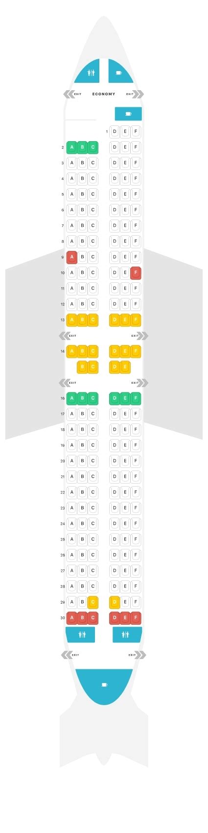 Southwest Boeing 737 800 Seat Map — How to choose the best seats?