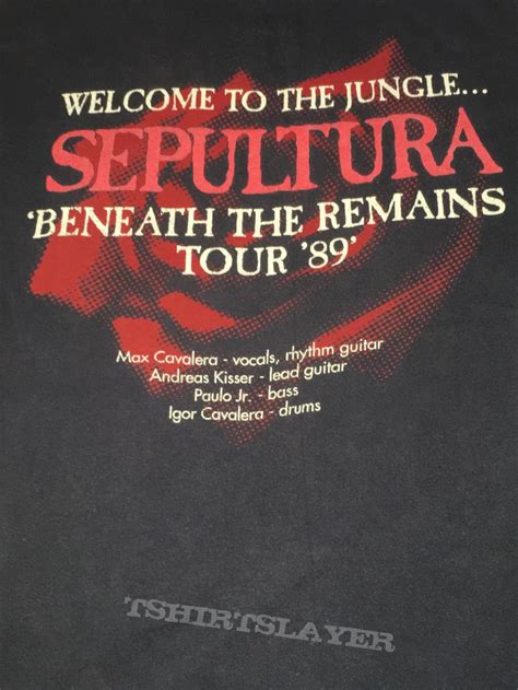 Sepultura, Sepultura - Beneath The Remains Tour 1989 TShirt or Longsleeve (invisible-horizons's ...