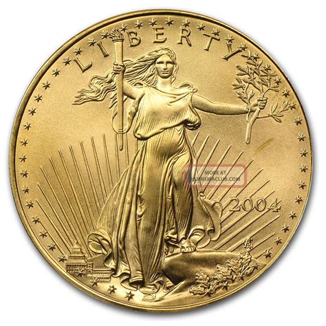 2004 1 Oz Gold American Eagle Coin