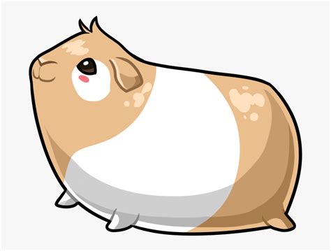 I Love Guinea Pigs , Png Download - Kawaii Guinea Pig Drawing, Transparent Png - kindpng