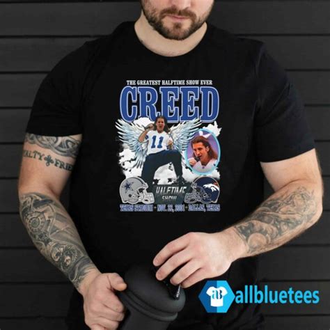 The Greatest Halftime Show Ever Creed T-Shirt | Allbluetees.com