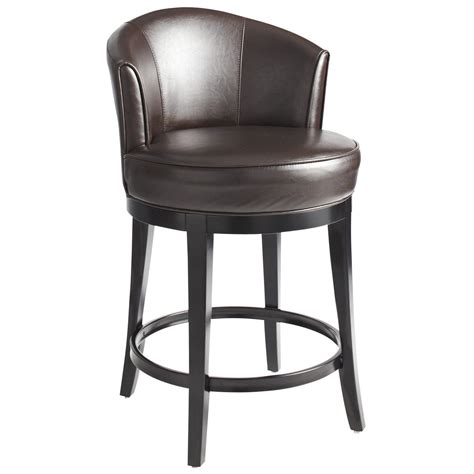 Leather Bar Stools With Backs Buy Harrison Bar Stool In Brown Leather ...