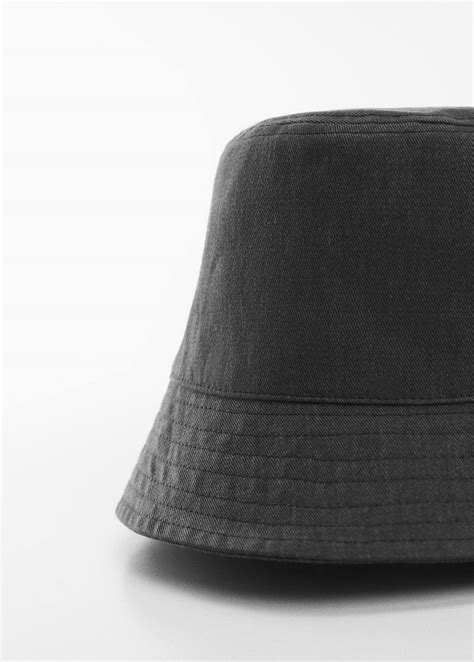 Denim bucket hat | MANGO
