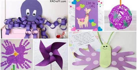 Purple Color Craft Activities & Fun Ideas for Kids • K4 Craft