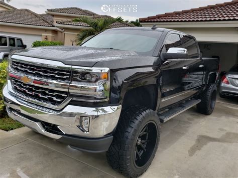 2018 Chevrolet Silverado 1500 Hostile Rage McGaughys Suspension Lift 7" | Custom Offsets