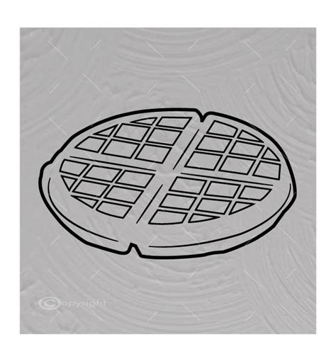 Waffle Clip Art Black And White Clipart