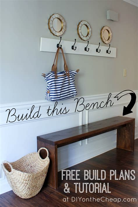 Entryway Bench Plans & Tutorial - Erin Spain