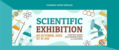 Free Vector | Scientific exhibition facebook cover