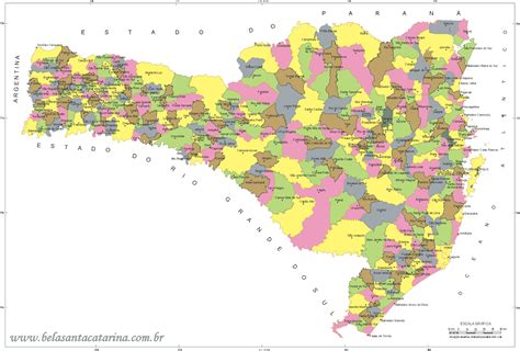 Mapa de Santa CatarinaMinuto Ligado