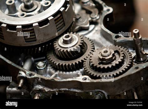 Motorcycle engine repair Stock Photo - Alamy