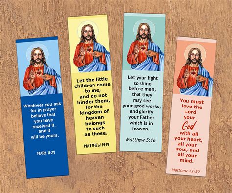 Jesus Bookmarks Printable Catholic Bookmark Digital Christian Bookmark the Messiah Bookmark Son ...