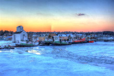 Boats in the Harbor in Sturgeon Bay, Wisconsin image - Free stock photo - Public Domain photo ...