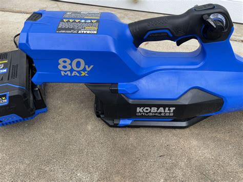 Kobalt 80-volt Max 630-CFM 140-MPH Brushless Handheld Cordless Electric Leaf Blower for Sale in ...