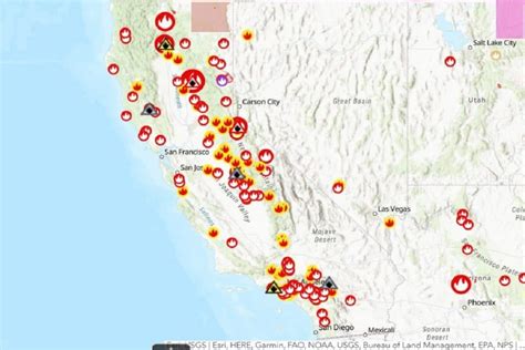 This Interactive Map Will Help You Keep Track Of Wildfires Across CA