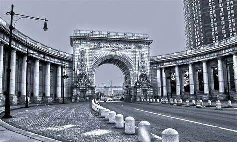 The Manhattan Bridge Arch and Colonnade Photograph by Vidal Ortiz - Fine Art America