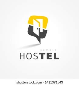 Hostel Logo Vector Template Emblem Stock Vector (Royalty Free) 1411391543 | Shutterstock