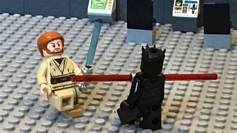 LEGO Star Wars Darth Maul Vs Obi Wan Kenobi - YouTube