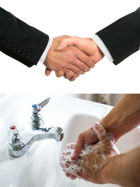 handshake washing hand Blank Template - Imgflip