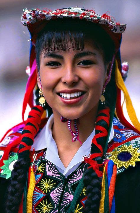 Cusco, Peru | A girl dressed with traditional clothes during a parade ...